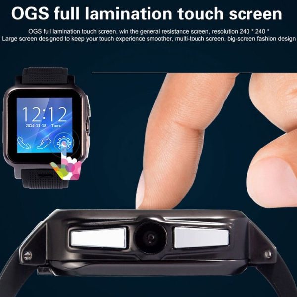 B15 GSM Smart Watch Phone, Bluetooth / Pedometer / Reminding / Remote Camera / 2.0MP Camera, Network: 2G (Black) - Image 21