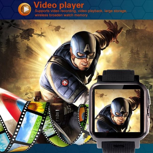 B15 GSM Smart Watch Phone, Bluetooth / Pedometer / Reminding / Remote Camera / 2.0MP Camera, Network: 2G (Black) - Image 23