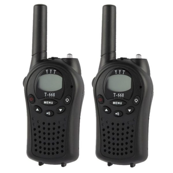 2 PCS T-668 400-470MHz 1.0 inch LCD 8 / 20 / 22CHS Walkie Talkie Set - Image 2