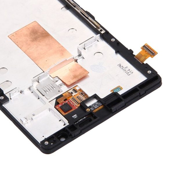 LCD Display + Touch Panel with Frame for Nokia Lumia 1520 (Black) - Image 4