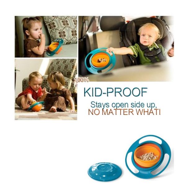 UFO Shaped Gyro Rotary Kids Bowl - Image 7