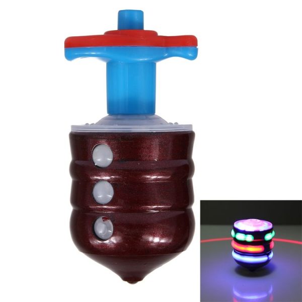 SL700 Laser-Top Dual Laser Light Show Gyro with Launcher (Red)