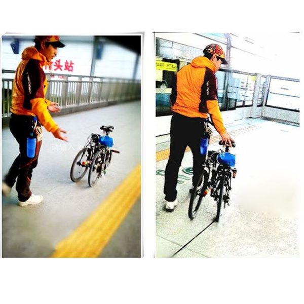 OQSPORT Folding Bicycle Auxiliary Wheel Booster Wheel (Black) - Image 8