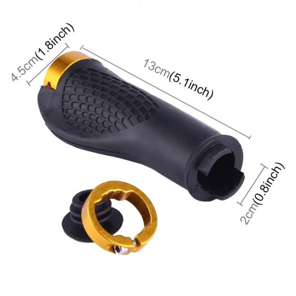OQSPORT 2 PCS Bike Hand Grips Covers Bilateral Lock MTB Bicycle Anti-slip Handlebar Grips - Image 3