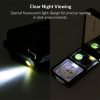 10 in 1 (Thermometer, Hygrometer, LED light, Reflector, Spirit level, Compass, Whistle, Flint, Magnifier, Ruler) Multi-Function Portable Compass - Image 6
