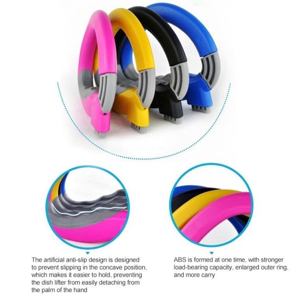 One Trip Grip Grocery Bags Holder Handle Easy Carrier (Color Random Delivery) - Image 3