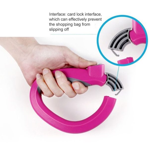 One Trip Grip Grocery Bags Holder Handle Easy Carrier (Color Random Delivery) - Image 5