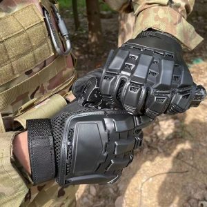 AK All-Purpose Outdoor Half Finger Gloves (Black)