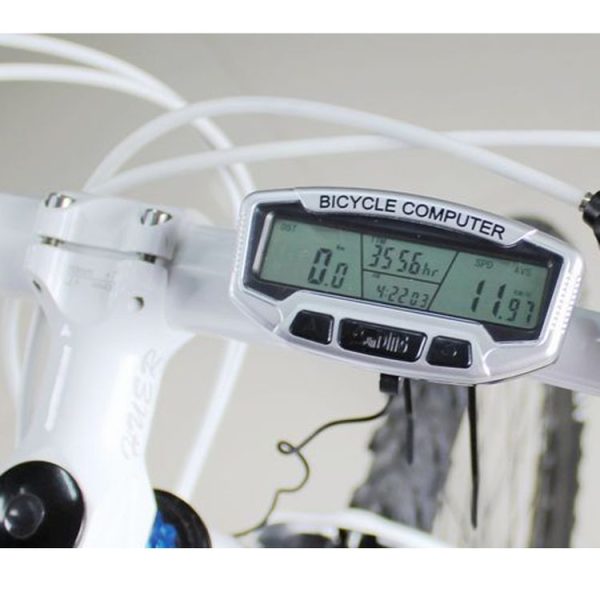 Multifunction LCD Display Cycle Computer Odometer Speedometer (MS-602B) (Silver) - Image 8