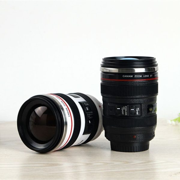 400ML Camera Lens Cup Mug Caniam EF 24-105mm F4 Filter Cup for Coffee Milk Water as Gift (White) - Image 8