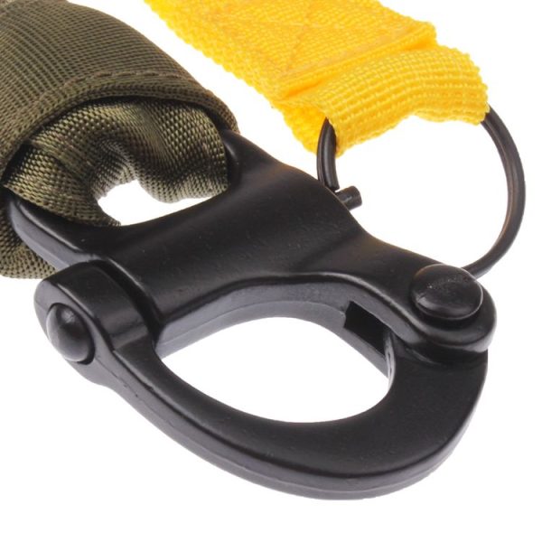 Breakaway Safety Lanyard Strap Rope / Quick Release Buckle Safety Rope / Helicopter Insurance Rope (Army Green) - Image 4