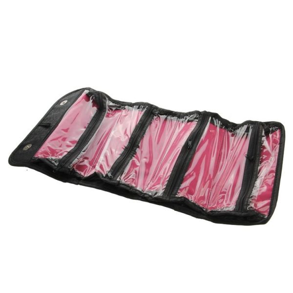 Multifunctional Cosmetic Bag Make Up Organizer (Black) - Image 3
