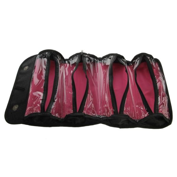 Multifunctional Cosmetic Bag Make Up Organizer (Black) - Image 4