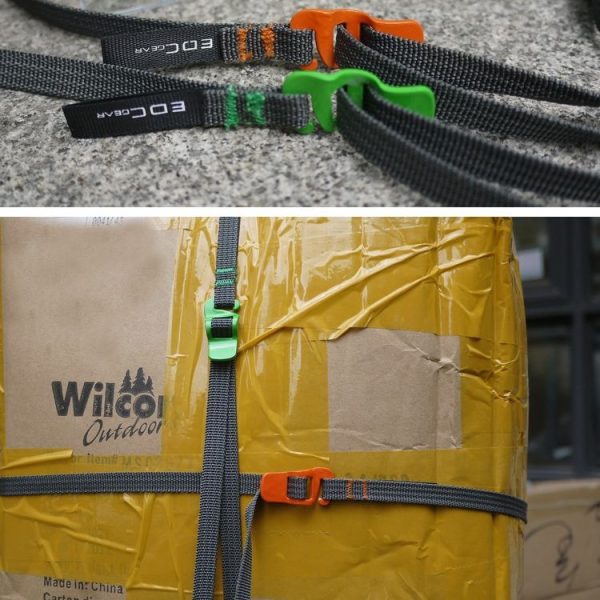 Outdoor Quick Untie Strapping Tape Rope / Backpack Packing Tape (Green) - Image 6