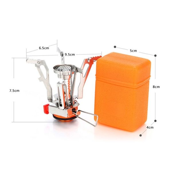 Outdoor Portable Ultra Mini Stainless Steel Gas Stove - Image 5
