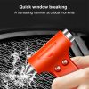 Portable Multi Function Auto Emergency Hammer Escape Tool Life Hammer (Red) - Image 5