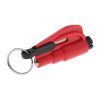 2 in 1 Car Emergency Hammer / Key Chain / Knife Broken Glass Portable Tool (Red) - Image 2