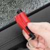2 in 1 Car Emergency Hammer / Key Chain / Knife Broken Glass Portable Tool (Red) - Image 6