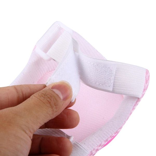 6 in 1 Roller Skate Knee & Elbow & Wrist Pads Protective Gear Sets (Pink) - Image 5