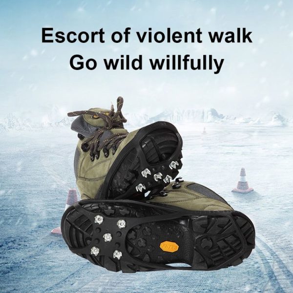 Round Shape Magic Spike Anti-slip Soles Crampon (2 pcs in one packaging, the price is for 2 pcs) (Black) - Image 7