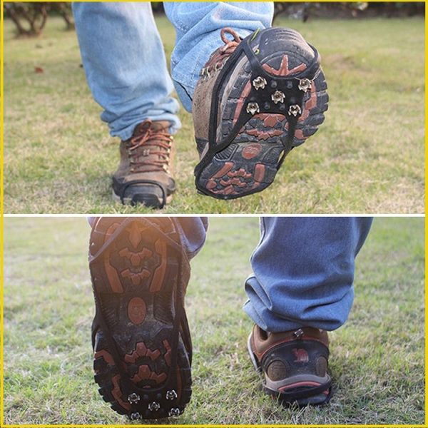 Round Shape Magic Spike Anti-slip Soles Crampon (2 pcs in one packaging, the price is for 2 pcs) (Black) - Image 8