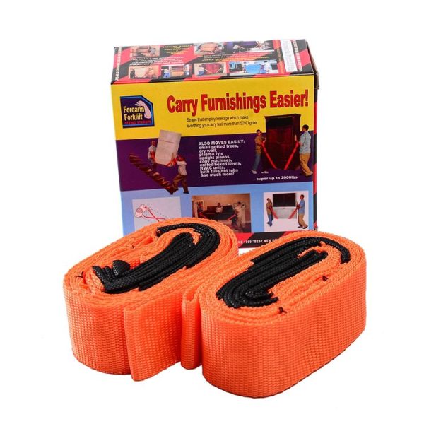 235cm Home Delivery Carry Easier Forearm Moving Straps (Orange) - Image 5