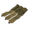 Triple Canvas Clips Pouch with Hook and Loop Fastener & Quick Release Buckles (Army Green) - Image 4