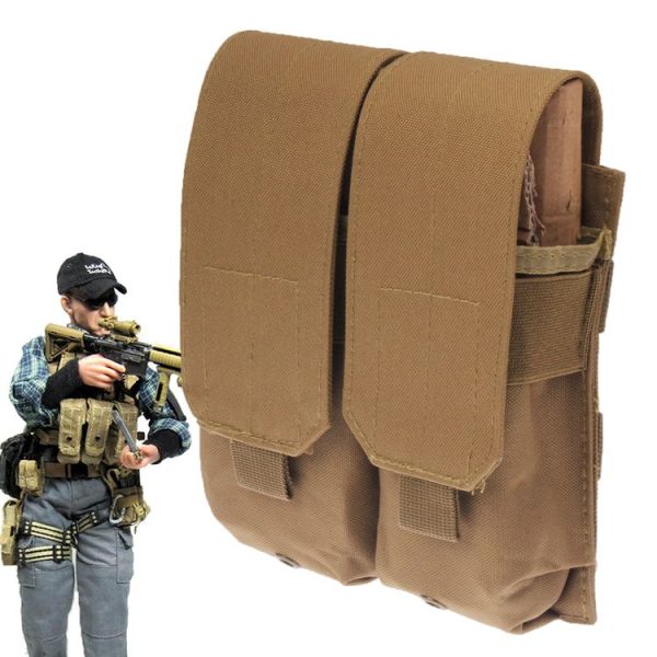 Duplex Canvas Clips Pouch with Quick Release Buckles - Image 2