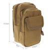 Multi-function High Density Strong Nylon Fabric Waist Bag / Camera Bag / Mobile Phone Bag, Size: 9.5 x 18.5 x 8cm (Khaki) - Image 4