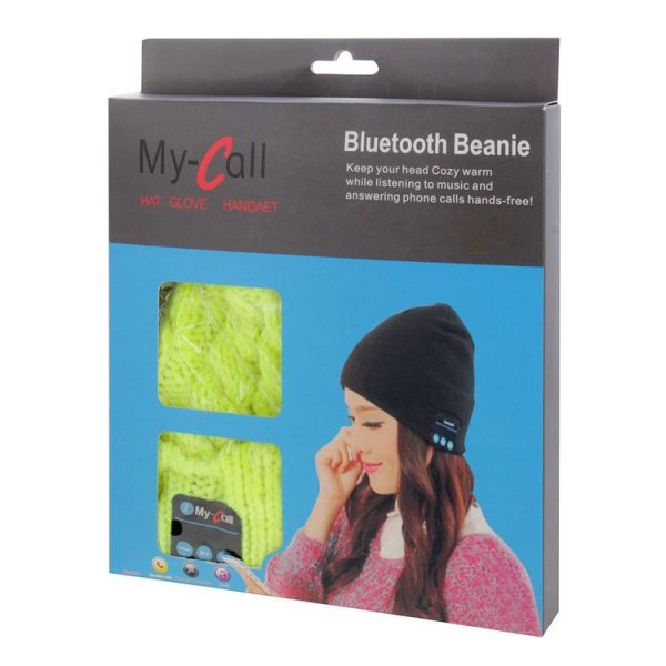 My-Call Bluetooth Headset Beanie Knitted Warm Winter Hat for iPhone 6 & 6s / iPhone 5 & 5S / iPhone 4 & 4S and Other Bluetooth Devices (Black) - Image 6