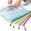 10 PCS Zipper Plastic Mesh Document File Bag, Random Color Delivery, Size: 33.5*23cm - Image 2
