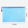 10 PCS Zipper Plastic Mesh Document File Bag, Random Color Delivery, Size: 33.5*23cm - Image 7