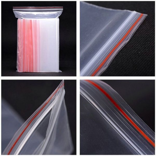 100pcs Self Adhesive Seal High Quality Plastic Opp Bags (4x6cm) (Transparent) - Image 3