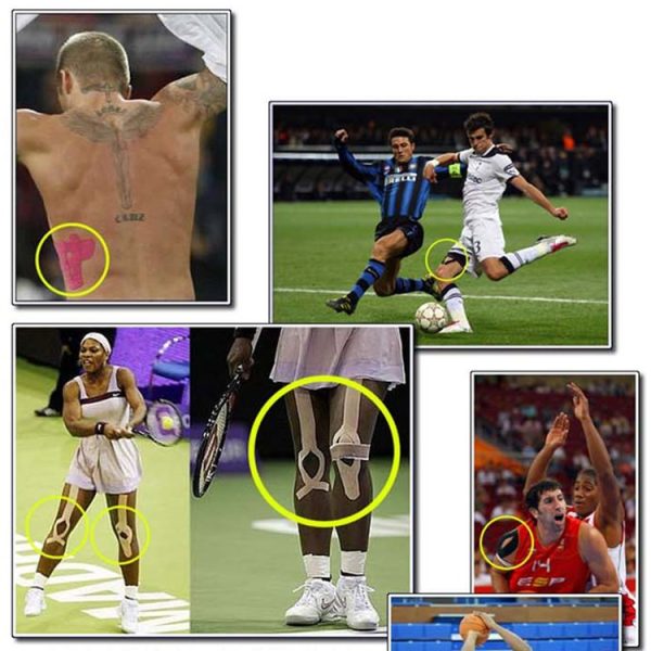 Waterproof Kinesiology Tape Sports Muscles Care Therapeutic Bandage, Size: 5m (L) x 5cm (W) (Apricot) - Image 8