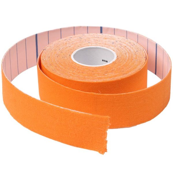 Waterproof Kinesiology Tape Sports Muscles Care Therapeutic Bandage, Size: 5m (L) x 2.5cm (W) (Orange) - Image 3
