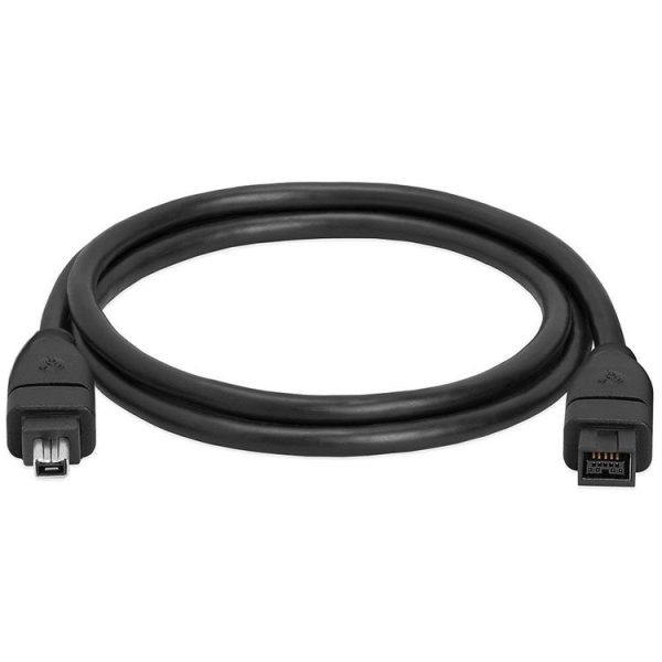 FireWire 800 9 Pin To FireWire 400 4 Pin Cable, Length: 1.5m (Black) - Image 2