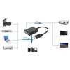 26cm HDMI to VGA + Audio Output Video Conversion Cable with 3.5mm Audio Cable, Support Full HD 1080P (Black) - Image 10