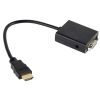 26cm HDMI to VGA + Audio Output Video Conversion Cable with 3.5mm Audio Cable, Support Full HD 1080P (Black) - Image 3