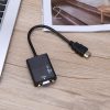 26cm HDMI to VGA + Audio Output Video Conversion Cable with 3.5mm Audio Cable, Support Full HD 1080P (Black) - Image 7