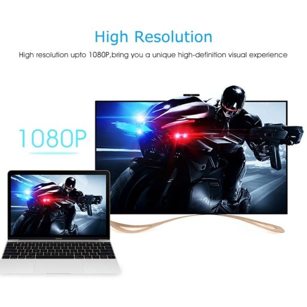 24cm Full HD 1080P HDMI to VGA + Audio Output Cable for Computer / DVD / Digital Set-top Box / Laptop / Mobile Phone / Media Player (White) - Image 8