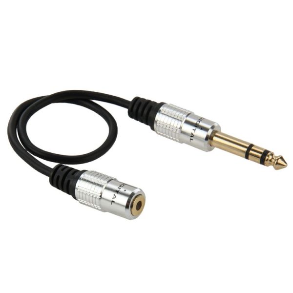 6.35mm Male to 3.5mm Female Audio Adapter Cable, Length: 30cm - Image 2