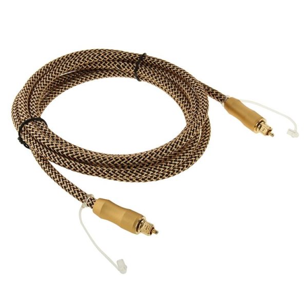 2m Length Digital Audio Optical Fiber Cable Toslink M to M, OD: 6.0mm