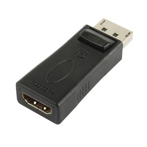 DisplayPort Male to HDMI Female Adapter (Black)