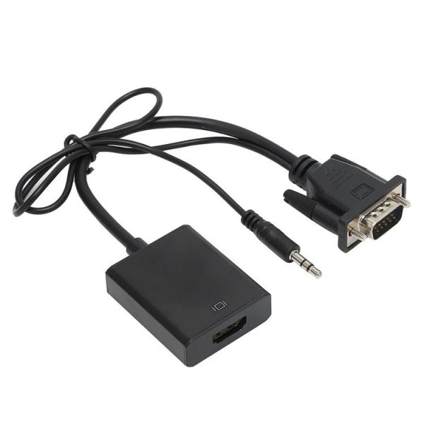 VGA + Audio to Full HD 1080P HDMI Video Converter Box Adapter for HDTV - Image 2