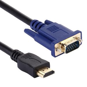 HDMI Male to VGA Male 15PIN Video Cable (Black)