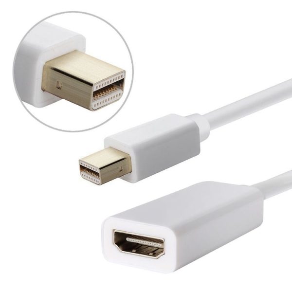 Full HD 1080P Mini DisplayPort Male to HDMI Female Port Cable Adapter, Length: 20cm - Image 3
