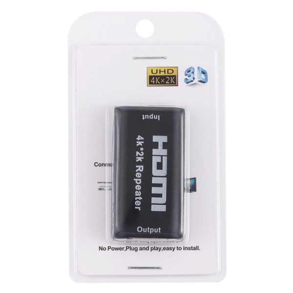 UHD 4Kx2K HDMI Amplifier Repeater (Black) - Image 4