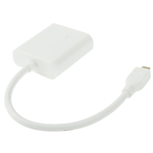 22cm Micro HDMI Male to VGA Female Video Adapter Cable, Support Full HD 1080P - Image 2