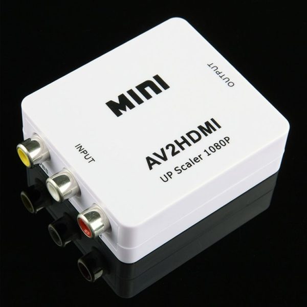 Mini CVBS / L+R Audio to HDMI Converter Adapter