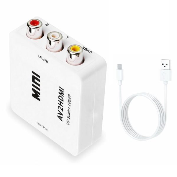 Mini CVBS / L+R Audio to HDMI Converter Adapter - Image 4